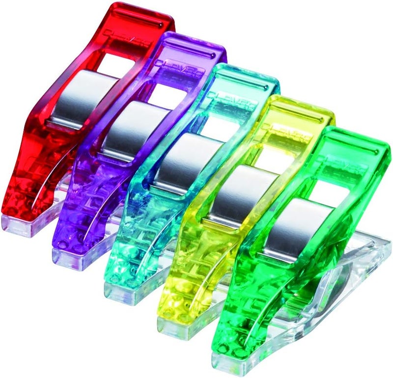 ã‚¯ãƒ­ãƒãƒ¼(Clover) Mini Wonder Clips (50 pcs. Assorted Colors) - Image 1
